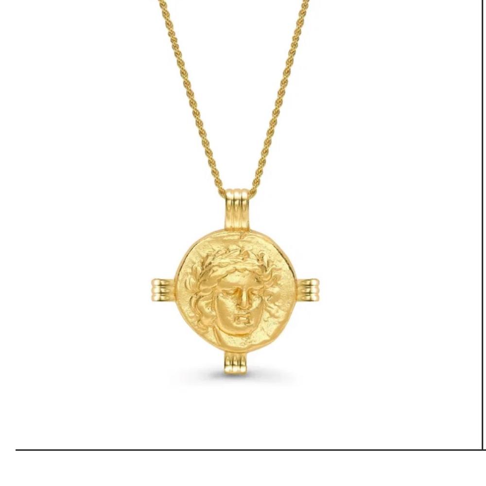 Missoma LUCY WILLIAMS GOLD APOLLO MEDALLION COIN NECKLACE